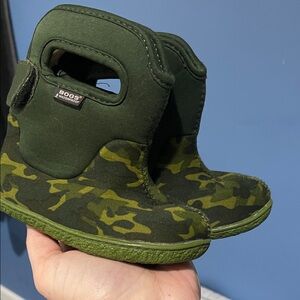 Bogs boots toddler baby camo waterproof size 7